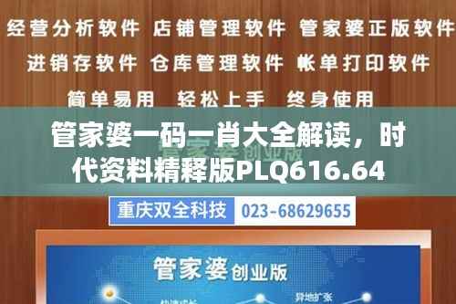 管家婆一码一肖大全解读,时代资料精释版PLQ616.64