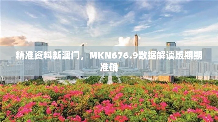 精准资料新澳门，MKN676.9数据解读版期期准确