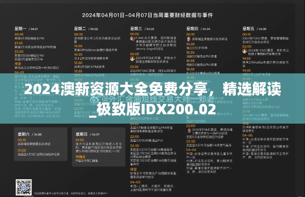 2024澳新资源大全免费分享,精选解读_极致版IDX200.02