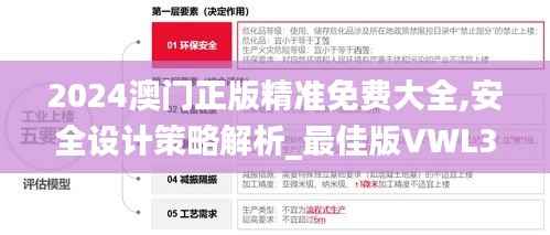 2024澳门正版精准免费大全,安全设计策略解析_最佳版VWL391.86
