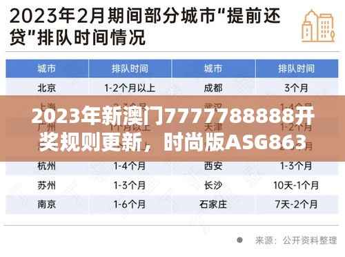 2023年新澳门7777788888开奖规则更新，时尚版ASG863.83解析
