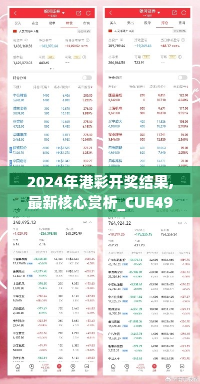 2024年港彩开奖结果,最新核心赏析_CUE497.79阴阳变