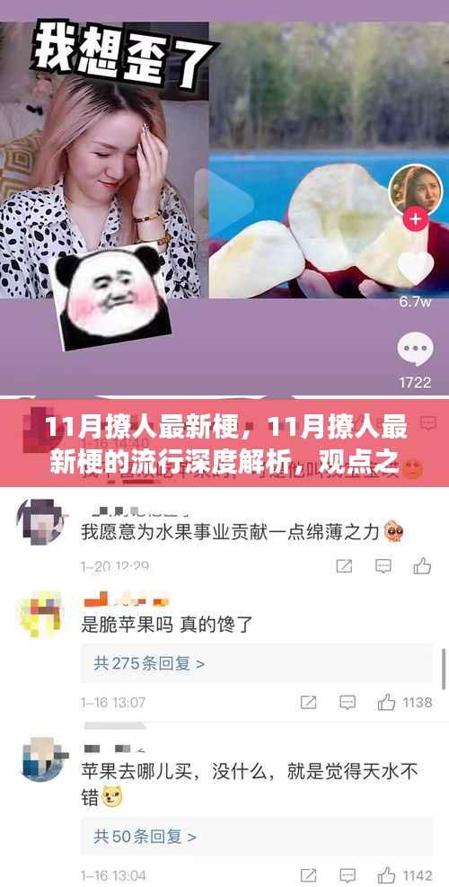 11月撩人新梗解析,流行深度、观点之争与个人立场探讨