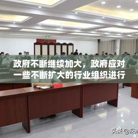 政府不断继续加大，政府应对一些不断扩大的行业组织进行防范 