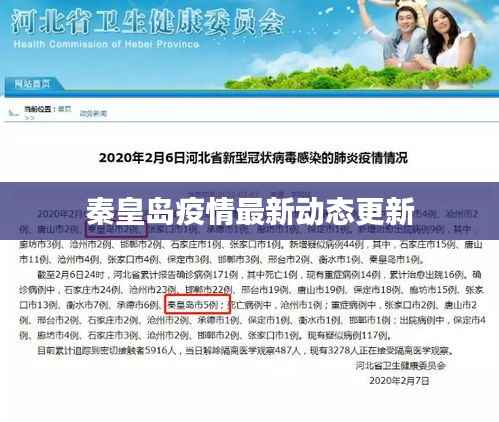 秦皇岛疫情最新动态更新