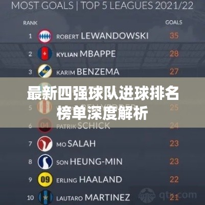 最新四强球队进球排名榜单深度解析