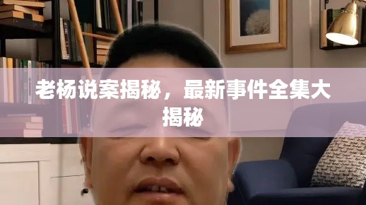 老杨说案揭秘,最新事件全集大揭秘