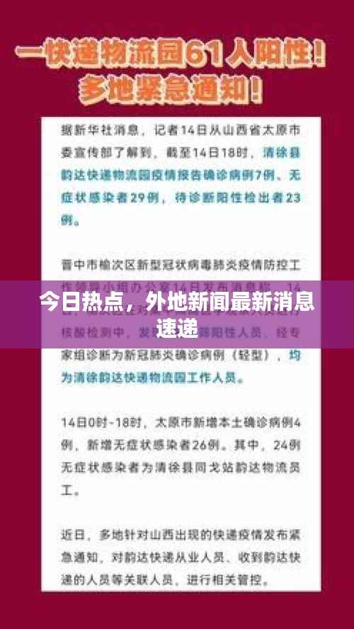 今日热点，外地新闻最新消息速递